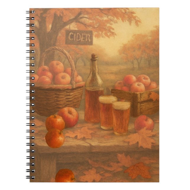 Caderno Espiral Autumn’s Pour (Frente)