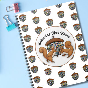Caderno Espiral Autumn Squirrel Disco