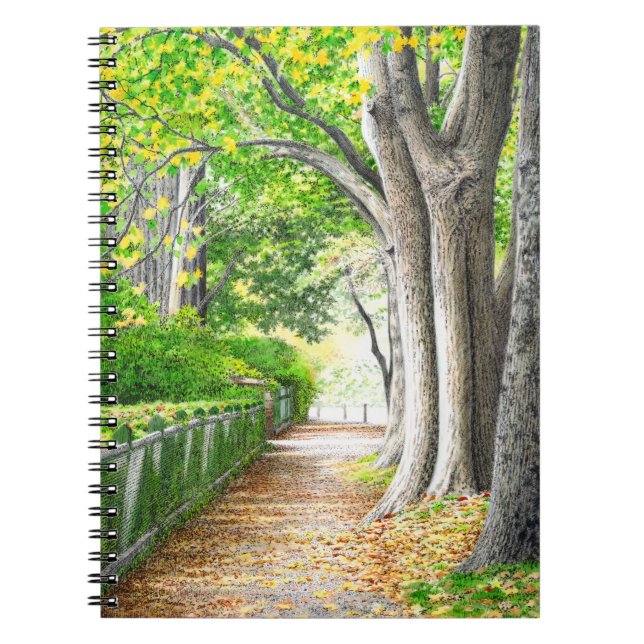 Caderno Espiral Autumn Walk - (Frente)