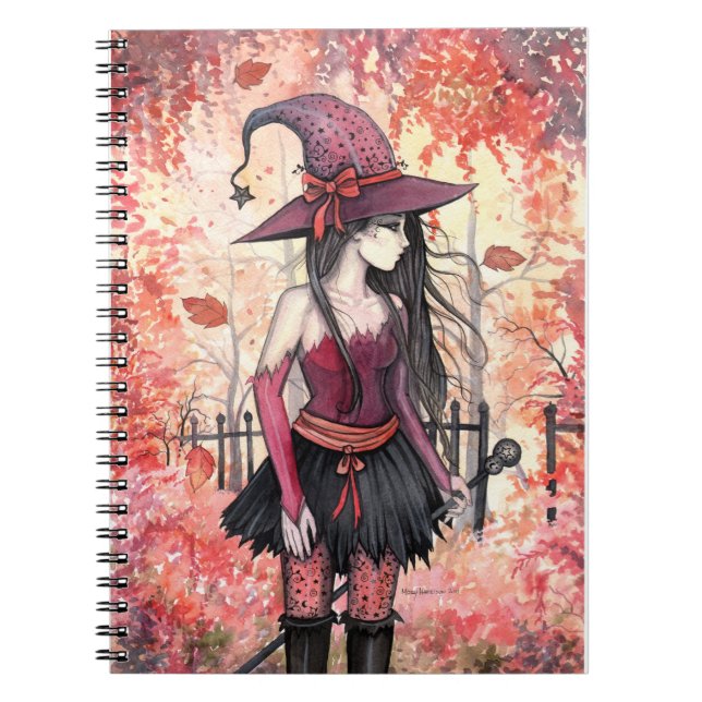 Caderno Espiral Autumn Woods Witch Notebook (Frente)