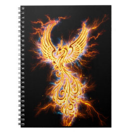 Caderno Espiral Ave Fênix 2 Ouro Fênix