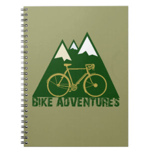 Caderno Espiral aventura de ciclismo - bicicletas