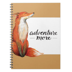 Caderno Espiral aventura mais raposa