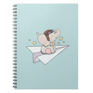 Caderno Espiral Aviador de Plano de Papel