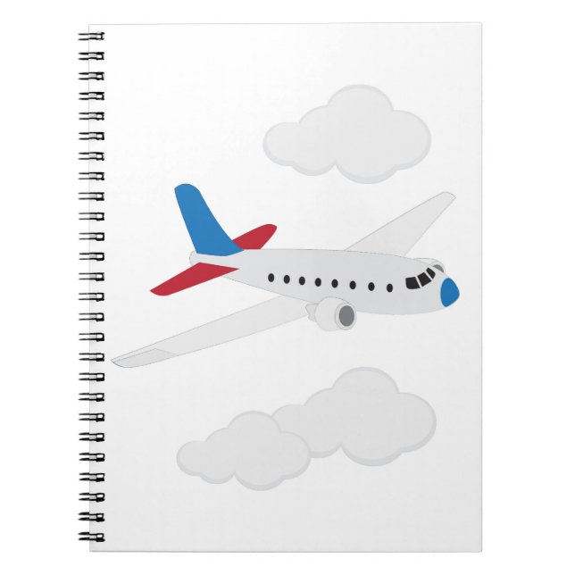 Caderno Espiral Avião (Frente)