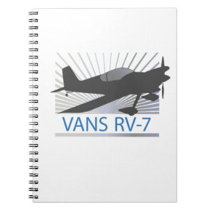 Caderno Espiral Avião das camionetes RV-7