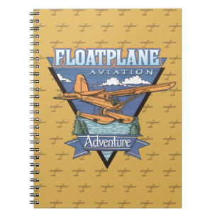 Caderno Espiral Avião de avião