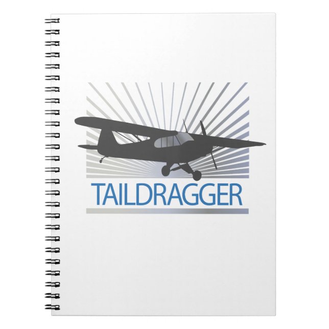 Caderno Espiral Avião de Taildragão (Frente)