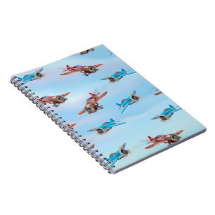 Caderno Espiral Aviões Brinquedos