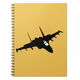 Caderno Espiral aviões de lutador