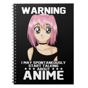 Caderno Espiral aviso pode começar a falar sobre anime