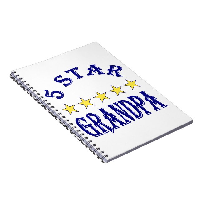 Caderno Espiral Avô de cinco estrelas (Lado Direito)
