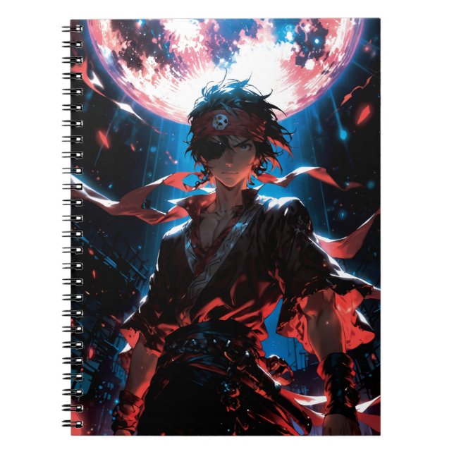 Caderno Espiral Awesome anime character (Frente)