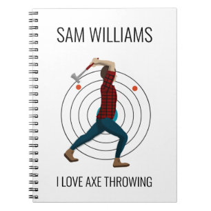 Caderno Espiral Ax Throwing