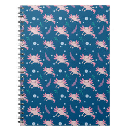 Caderno Espiral Axolotl ilustracion