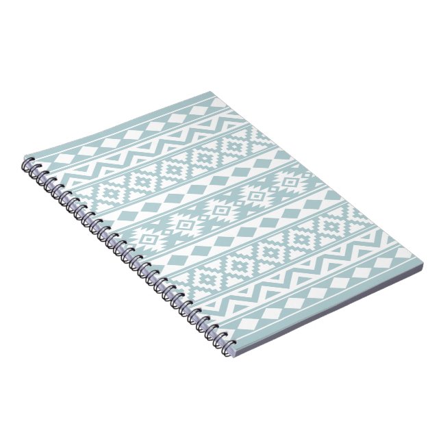 Caderno Espiral Aztec Essência Ptn IIIb Pato Azul e Branco (Lado Direito)
