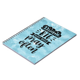 Caderno Espiral Azul-aquarela - Muitas vezes, o sonho de grande du