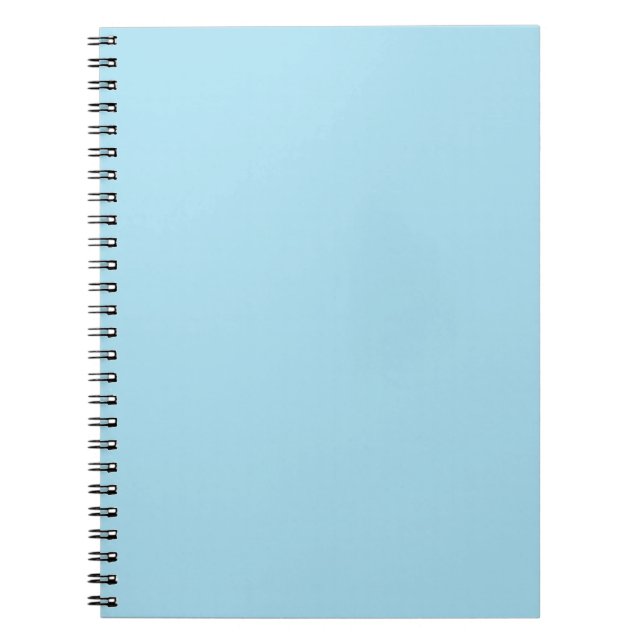 Caderno Espiral Azul bebê (Frente)