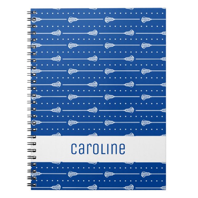 Caderno Espiral Azul Branco Palitos e Linhas Pontilhadas Padroniza (Frente)