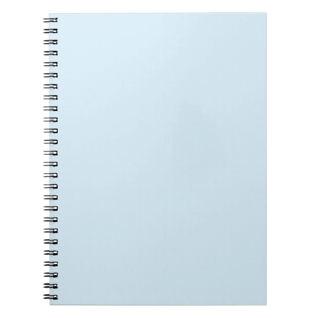 Caderno Espiral Azul Claro (Frente)