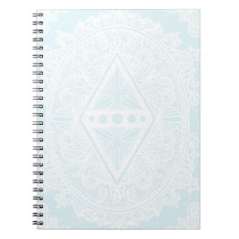 Caderno Espiral Azul claro, idade de despertar, boêmia, novidade