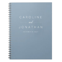 Azul de Casamento Personalizado Elegante Moderno M
