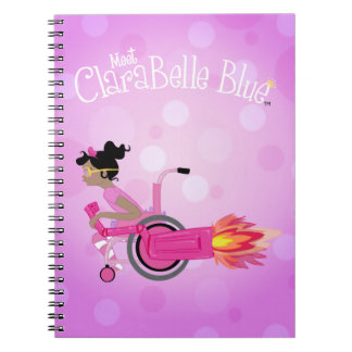 Caderno espiral azul de ClaraBelle