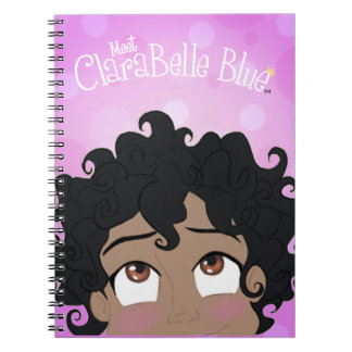 Caderno espiral azul de ClaraBelle