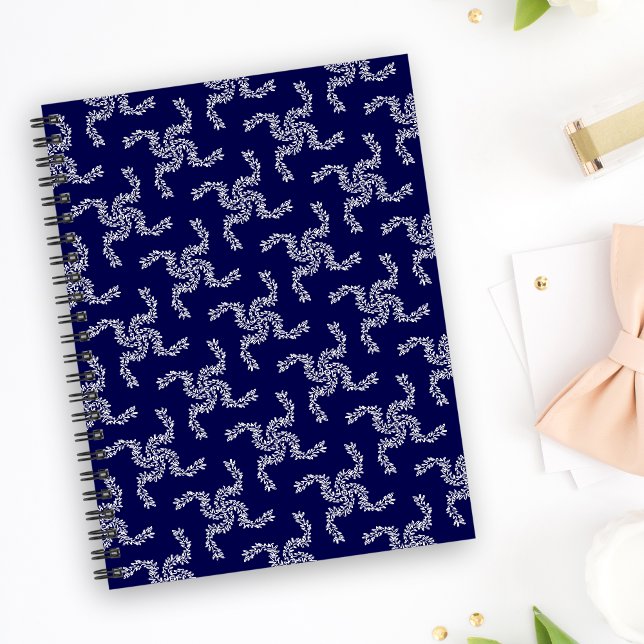 Caderno Espiral Azul de Natal, decoração de Natal, Natal (Criador carregado)