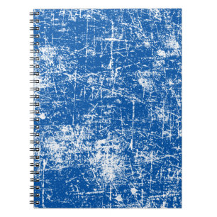 Caderno Espiral Azul em dificuldades