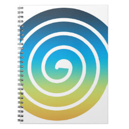 CADERNO ESPIRAL AZUL ESPIRAL E VERDE
