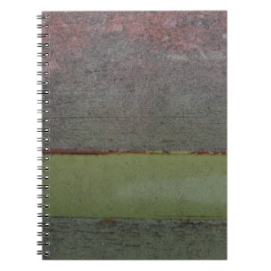 Caderno Espiral Azul Teal Cor-de-rosa Verde enferrujado