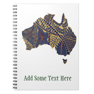 Caderno Espiral Azul Vermelho de Tonelada de Porteiro da Austrália