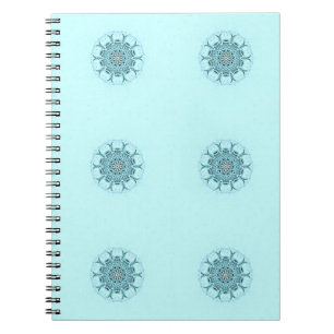 Caderno Espiral Azulejo abstrato