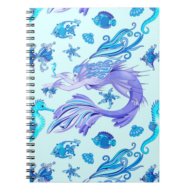 Caderno Espiral Azulejo cerâmico de cerveja mística (Frente)