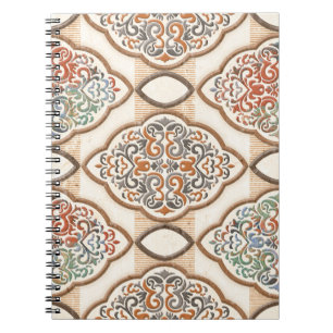 Caderno Espiral Azulejo cerâmico: Decor de Parede Artístico
