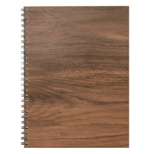 Caderno Espiral Azulejo de chão de textura de madeira natural, cas