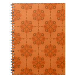 Caderno Espiral Azulejo Ornamental Quente
