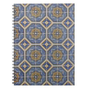 Caderno Espiral Azulejo Português