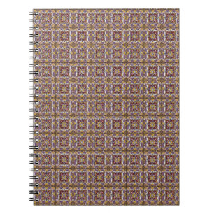 Caderno Espiral Azulejo roxo