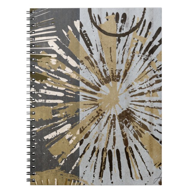 Caderno Espiral Azulejos de explosão III (Frente)