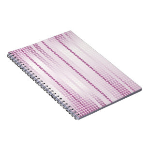 Caderno Espiral Azulejos de mosaicos roxos