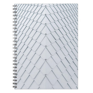 Caderno Espiral Azulejos de telhados brancos