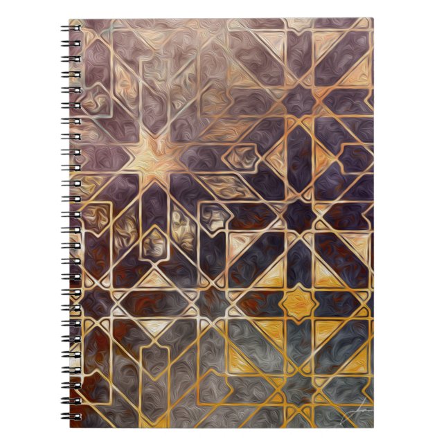 Caderno Espiral Azulejos Místicos I (Frente)