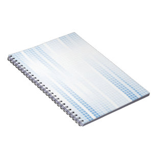 Caderno Espiral Azulejos Mosaicos Azuis