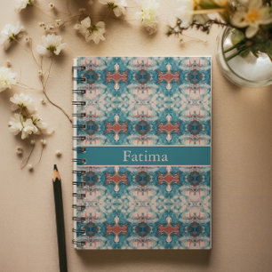 Caderno Espiral Azure Bloom, personalizado