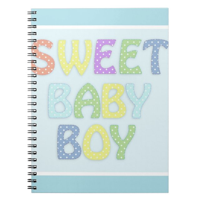 Caderno Espiral Baby Boy (Frente)