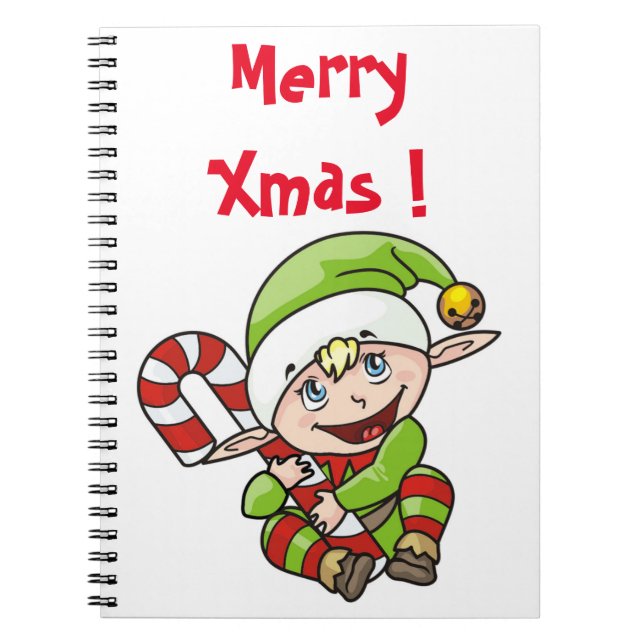CADERNO ESPIRAL BABY ELF (Frente)