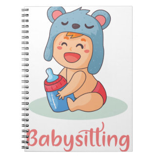 Caderno Espiral Babysitting