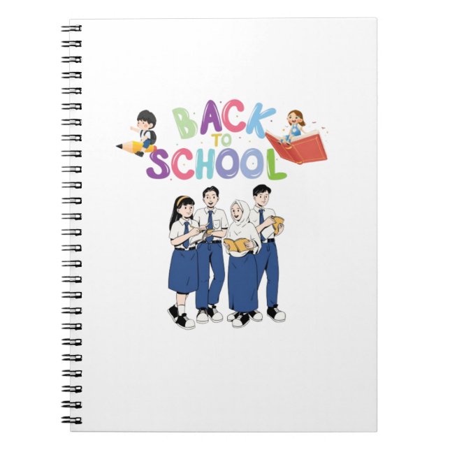Caderno Espiral back to school (Frente)
